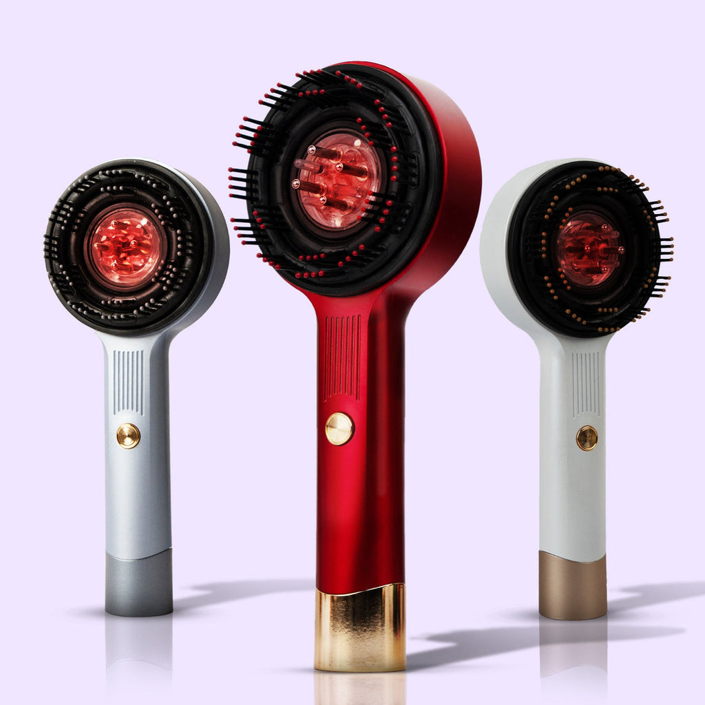 EGAL Cordless Electric Scalp Massager Comb with Oil Applicator – Rechargeable